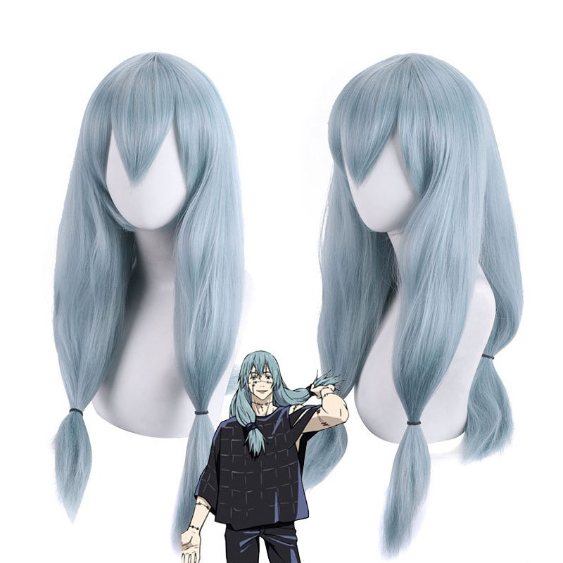 Anime Cosplay Thick - Synthetic Cosplay Wig Mi-ku Inspired Teal