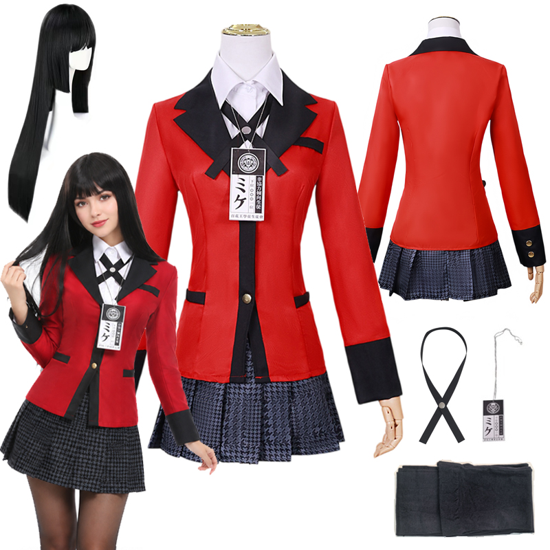Anime Cosplay Yumeko - Yumeko Jabami Cosplay Costume Anime School