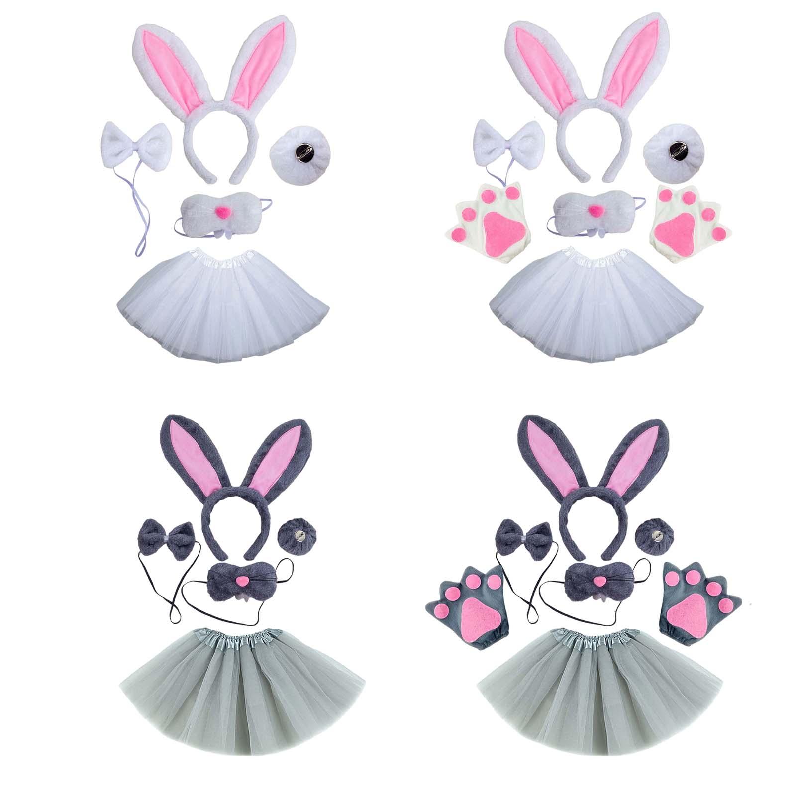 Bunny Costume Set Cosplay Head - Anime Cosplay Girl Photo 评论和价格