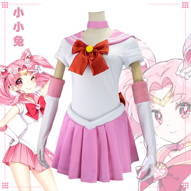Anime Sailor Moon Chibiusa Tsu - Anime Cosplay Mujer 评论和价格