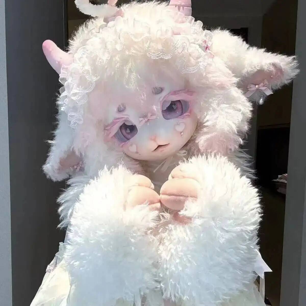 Handmade Kig Fursuit Head Cute - Anime Cosplay Lolita 评论和价格