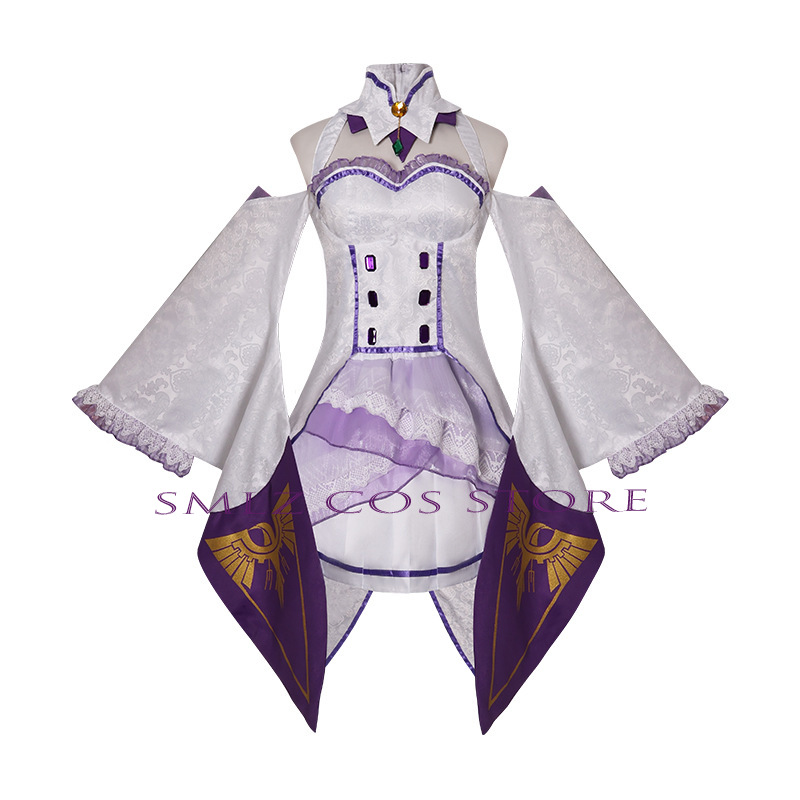 Emilia Cosplay Anime Re Zero K - Anime Cosplay Female 评论和价格