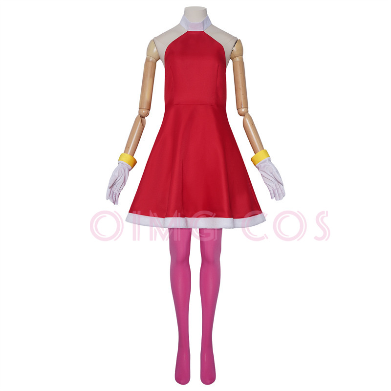 Amy Rose Cosplay Costume Adult - Anime Cosplay Female 评论和价格