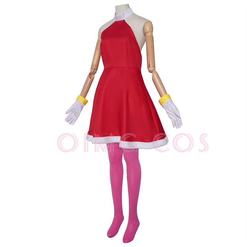 Amy Rose Cosplay Costume Adult - Anime Cosplay Female 评论和价格