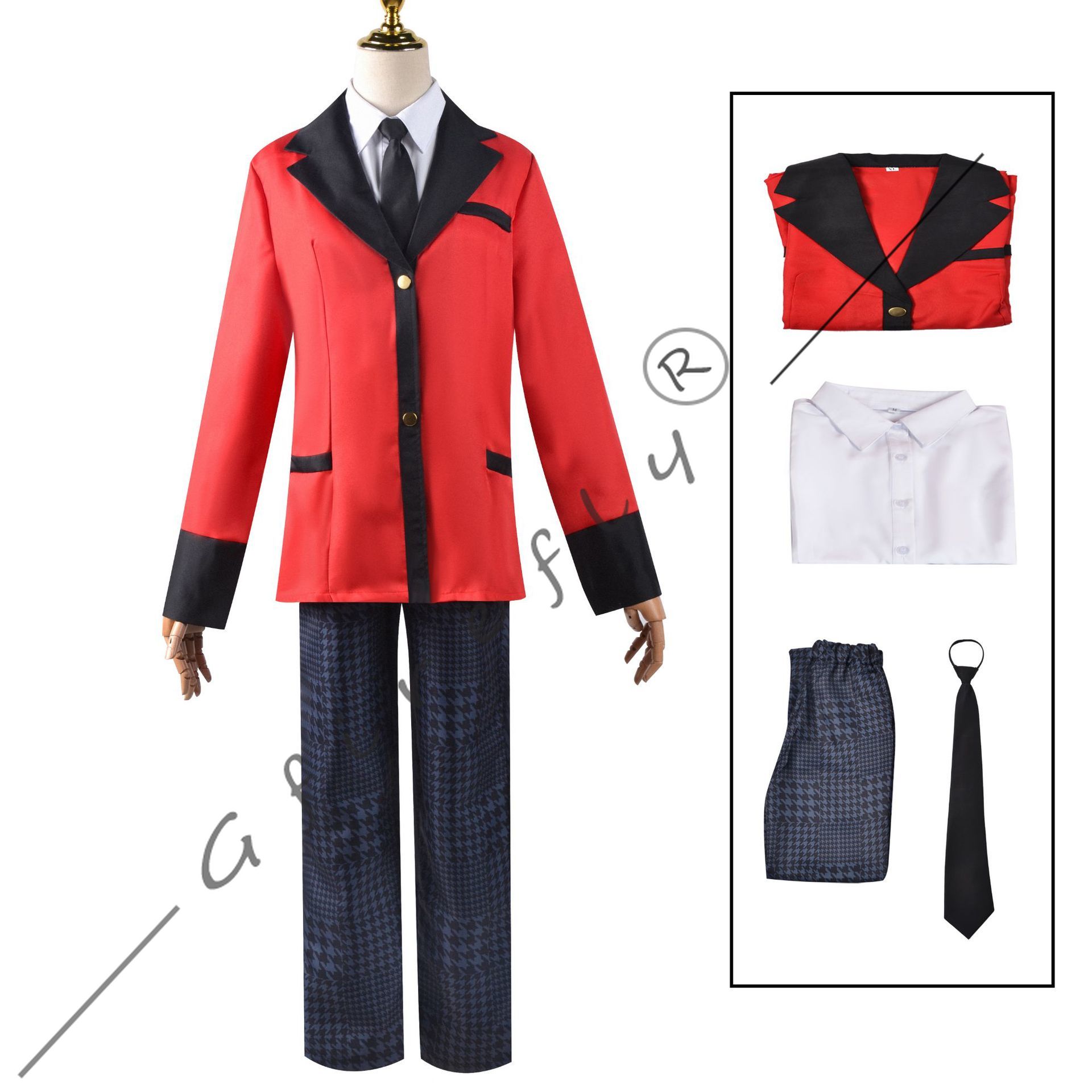 Kakegurui Cosplay Costume Jyab - Anime Cosplay Yumeko 评论和价格