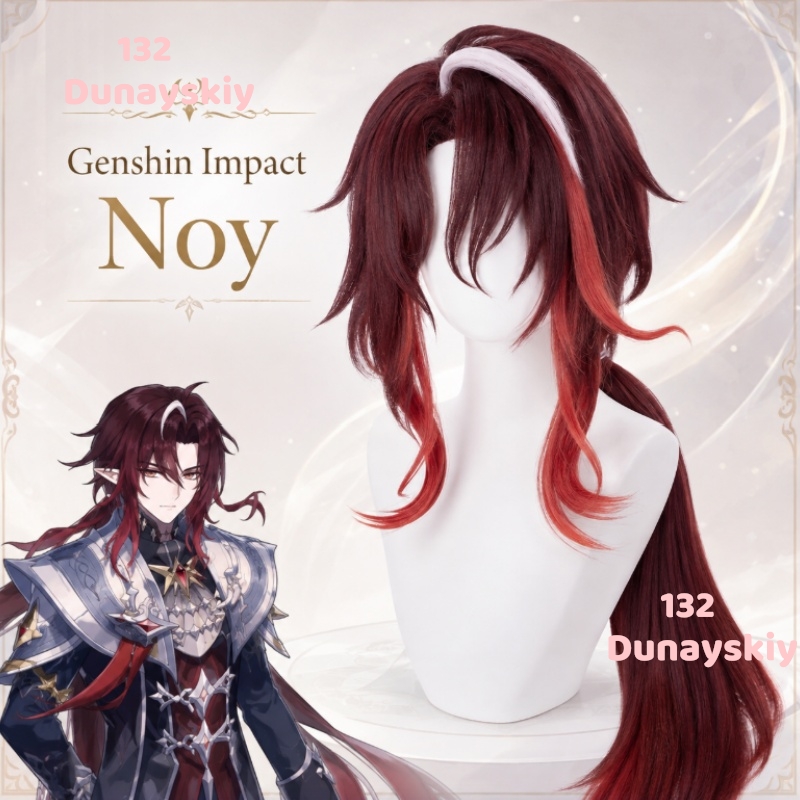 Genshin Impact Noy Snezhnaya C - Anime Cosplay Long Hair 评论和价格