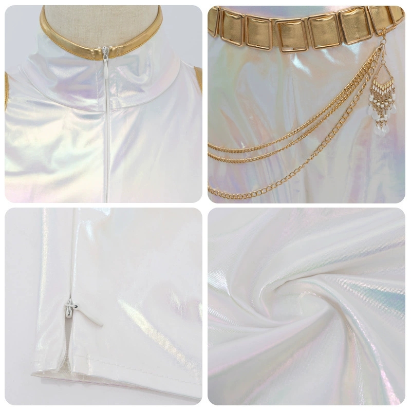 Cosplay Costume PU Leather Whi - Anime Cosplay Mujer 评论和价格
