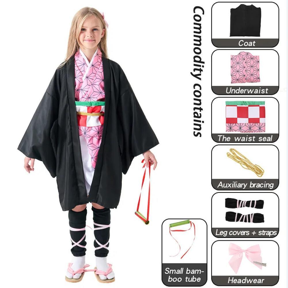Anime Demon Slayer Kimetsu No  - Anime Cosplay Mujer 评论和价格