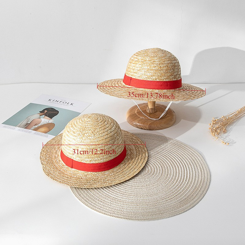 Straw Hat Anime Cosplay Prop L - One Piece Straw Hat 评论和价格