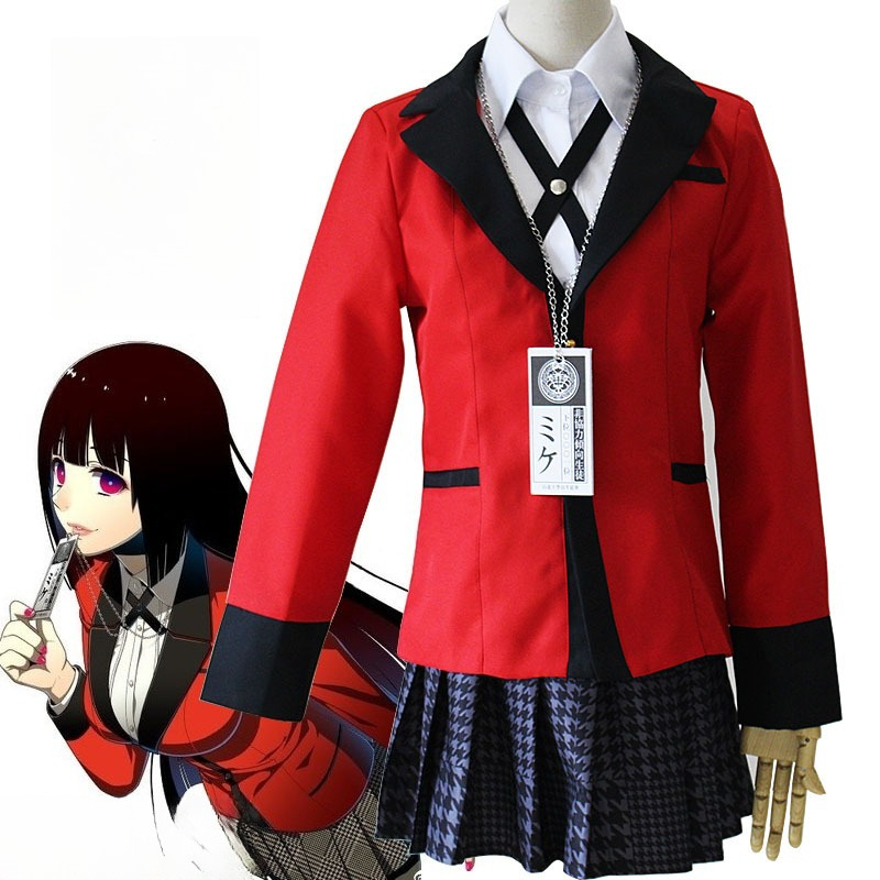 Anime Kakegurui Jabami Yumeko  - Anime Cosplay Yumeko 评论和价格