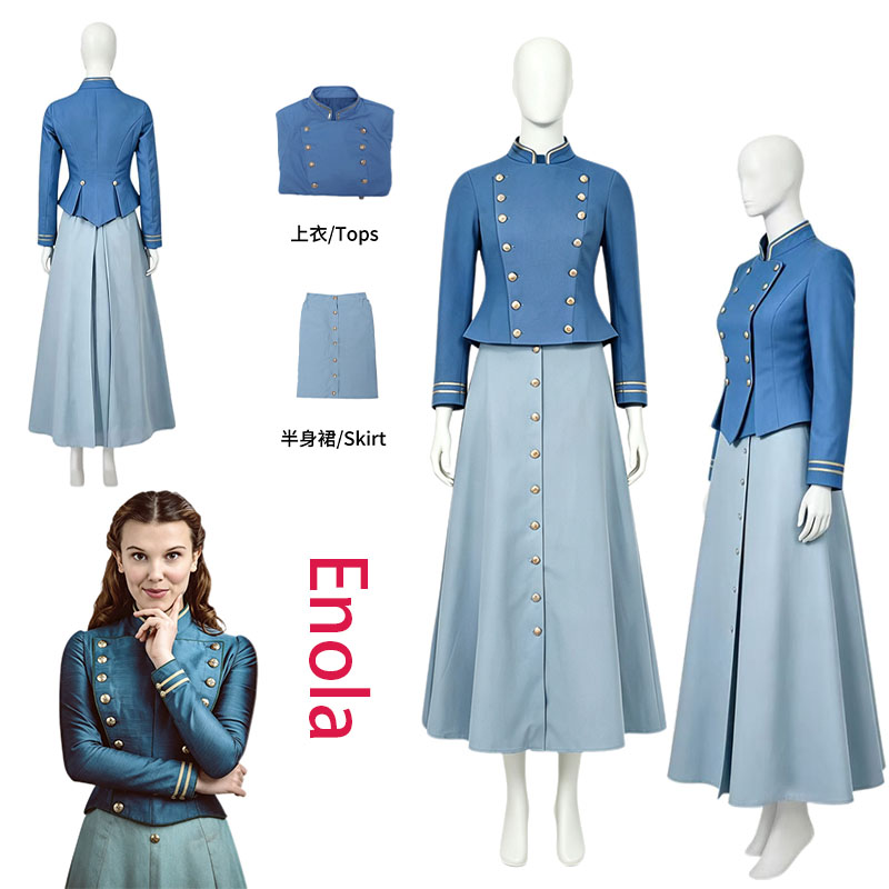 WHH Movie Enola Cosplay Costum - Anime Cosplay Ladies 评论和价格