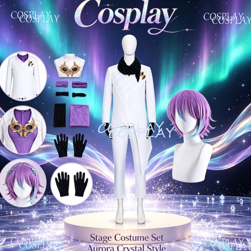White Suit Jacket Pants Wigs H - Anime Cosplay Events 2026 评论和价格