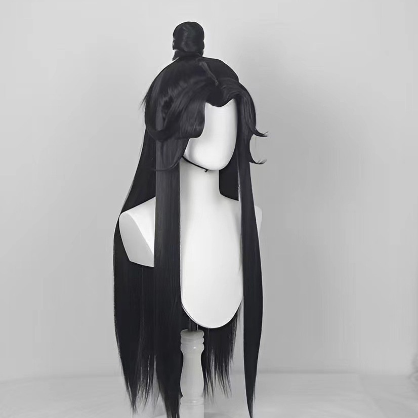 Long Straight Black Hair for H - Anime Cosplay Long Hair 评论和价格