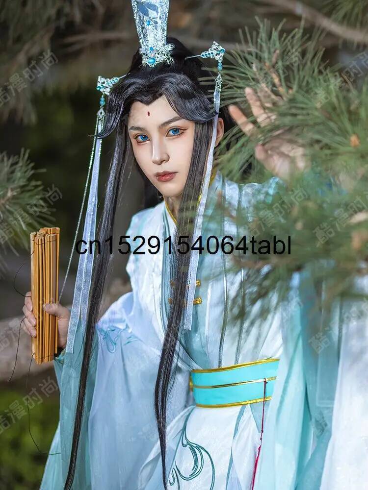 New Tian Guan Ci Fu Fengshi Qi - Anime Cosplay Wigs 评论和价格