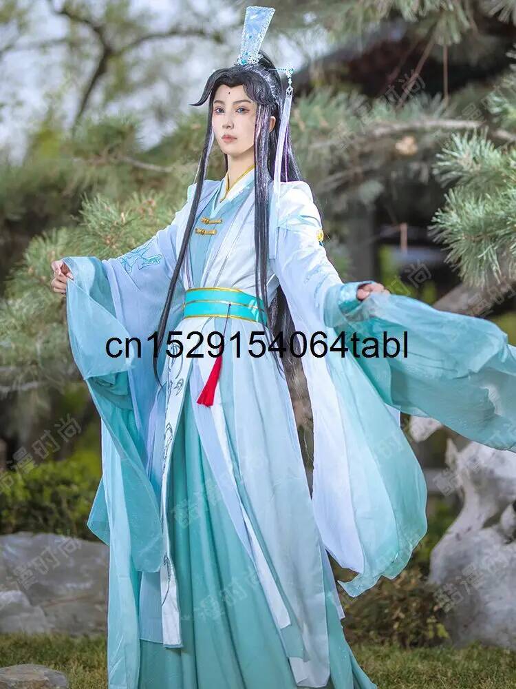 New Tian Guan Ci Fu Fengshi Qi - Anime Cosplay Wigs 评论和价格