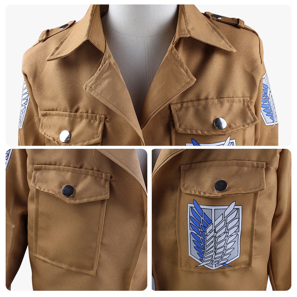 Cosplay Anime Levi Ackerman Mi - Attack Titan Cloak 评论和价格