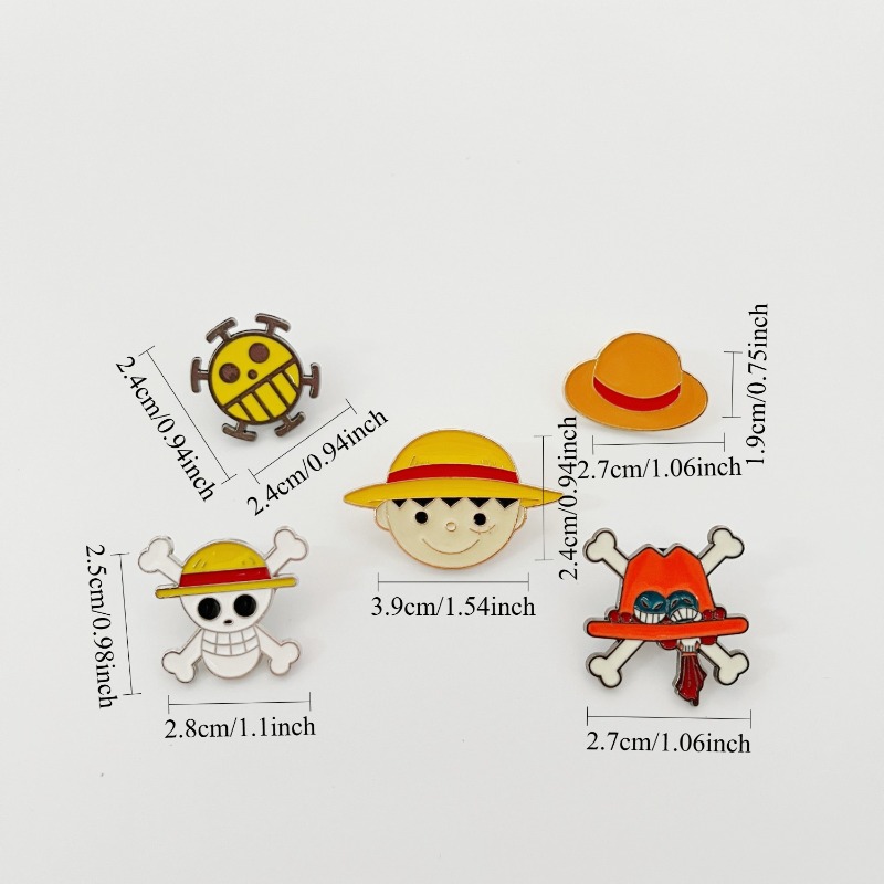 One Piece cartoon pin badge fe - One Piece Straw Hat 评论和价格