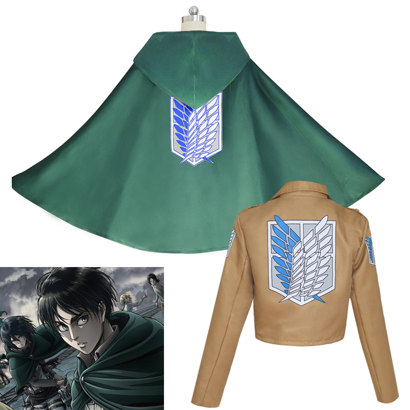 Attack on Titan Cosplay Costum - Attack Titan Cloak 评论和价格
